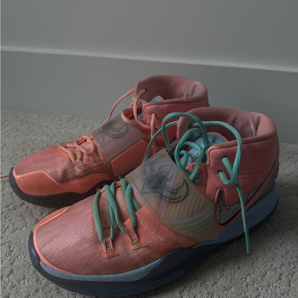 Nike Pink and Blue Sneakers